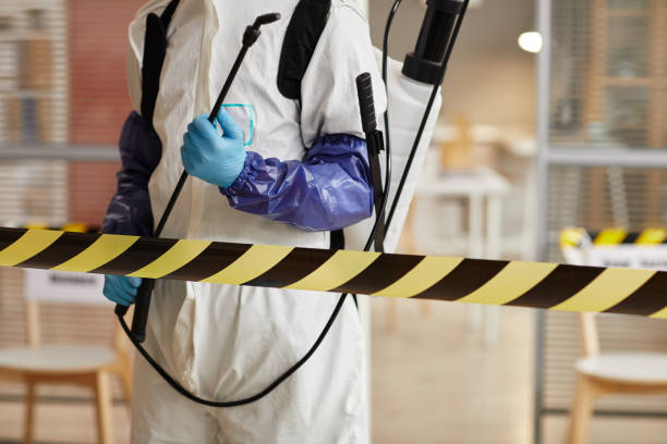 Professional Biohazard technician working in Camden, AR